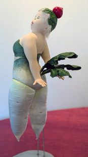 「野菜シリーズ大根 A」高橋操（Tazukoコレクション）