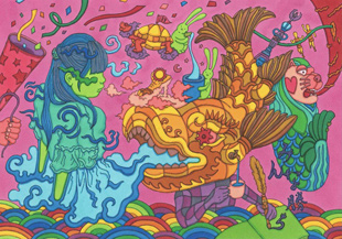 「Joyful」画駱駝柑子