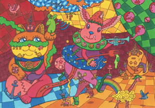 「負けのいない勝ち」画駱駝柑子