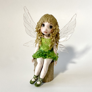 和紙人形「月夜に羽ばたく森の妖精」阿野リリコ