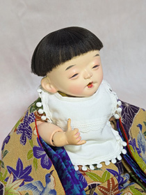 「＊10号クタちゃん人形＊指しゃぶり(着物着用)男の子」藤村光環