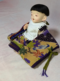 「＊10号クタちゃん人形＊指しゃぶり(着物着用)男の子」藤村光環