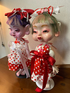 「赤白レトロガールズ(ペア)」丸緒らん