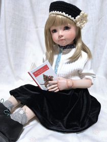 「ベレー帽を被った女の子」Sachie