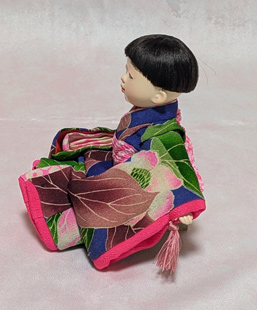 「4号市松人形A(着物着用)」山崎明咲