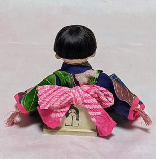 「4号市松人形A(着物着用)」山崎明咲